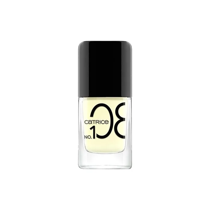 Catrice ICONAILS Gel Lacquer Nail Polish No. 108 Pastel Lemon Yellow Long-Lasting Shiny Vegan Microplastic Particles Free 10.5ml