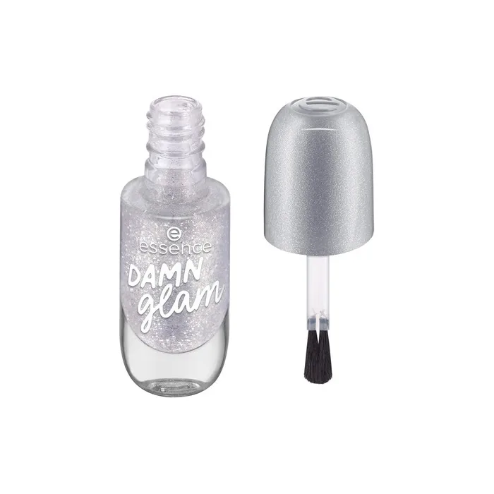Essence Gel Nail Colour No. 02 Damn Glam Silver Glitter Holographic 8ml