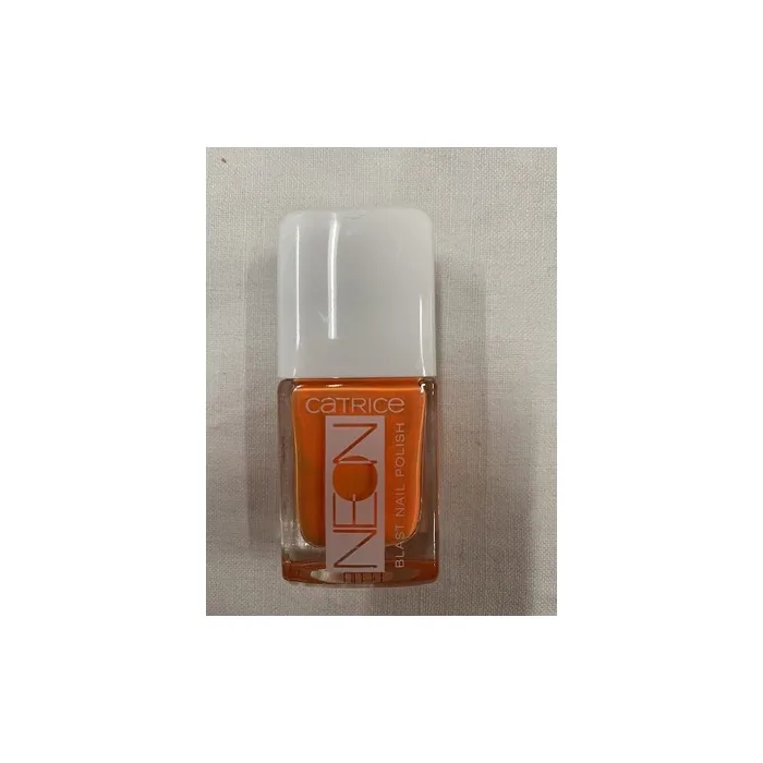 Catrice Neon Blast Nail Polish Nr. 02 Dazzling Orange 10.5ml - Soft, Shiny, and Intensely Colored Vegan Nail Polish