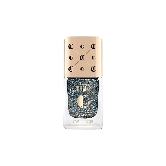 Catrice Disney Villains Cruella Nail Polish 11ml Nr 020 Smoke Black Longlasting Glittering Shiny
