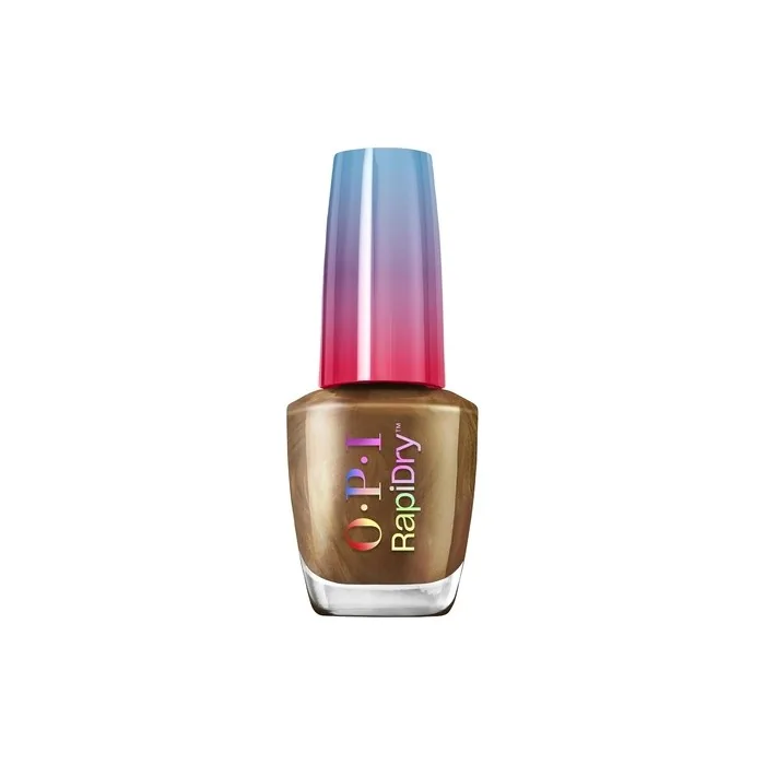 OPI Rapidry Fast Foodie Nail Polish Brown Shimmer Vegan Smudge-Proof