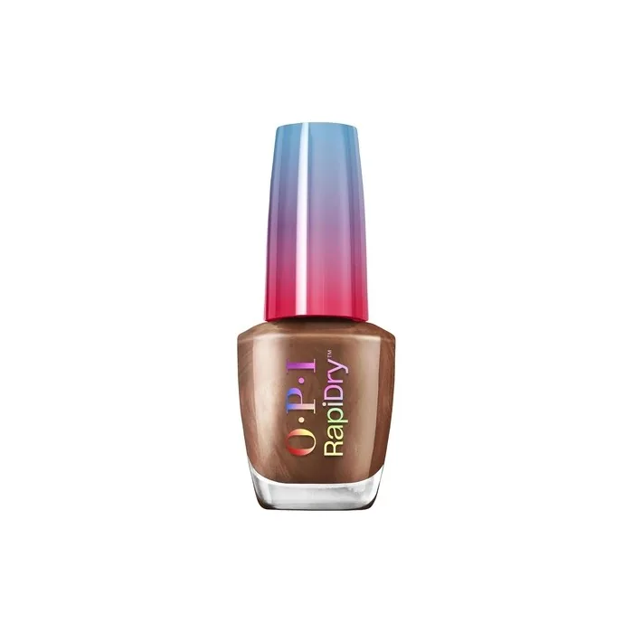 OPI Rapidry Awe Of A Sudden Nail Polish Pink Brown Vegan Smudge-Proof