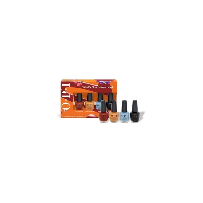 OPI Nail Lacquer Mini Pack 4 Color Shades Chip Resistant