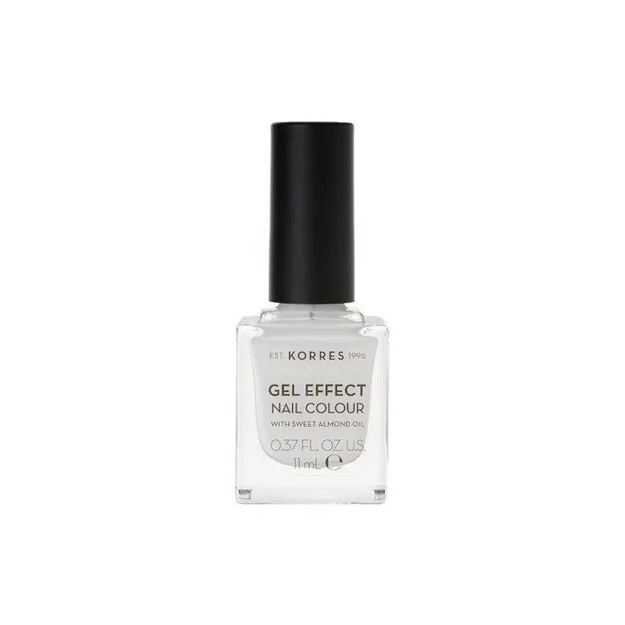 KORRES Natural Gel Effect Nail Colour Blanc White 11ml