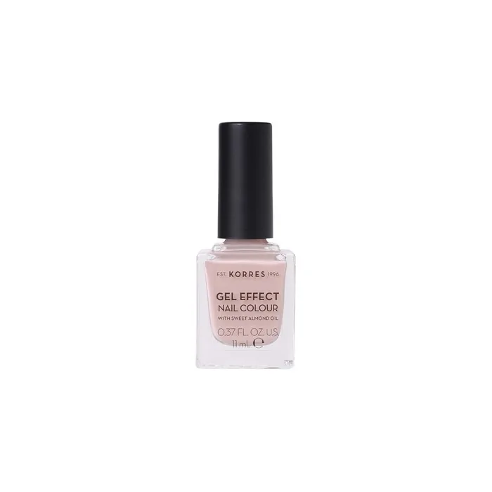 KORRES Sweet Almond Nail Colour 32 Cocos Sand Vegan Nail Polish with Gel Effect 11ml