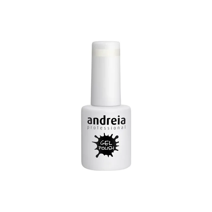 Andreia Semi-Permanent Nail Gel Polish for UV/LED Lamp Intense Shine and 4 weeks Nail Gel Varnish Colour 248 Pearl White 10.5ml