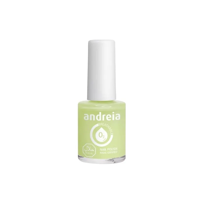 Andreia Halal Breathable Nail Polish Glossy Vegan and Cruelty-Free 10.5ml B4 Green Shades of Blue