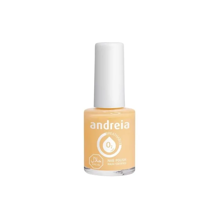 Andreia Halal Breathable Nail Polish Glossy Vegan and Cruelty-Free B2 Yellow Shades of Nudes Soft Shades 10.5ml