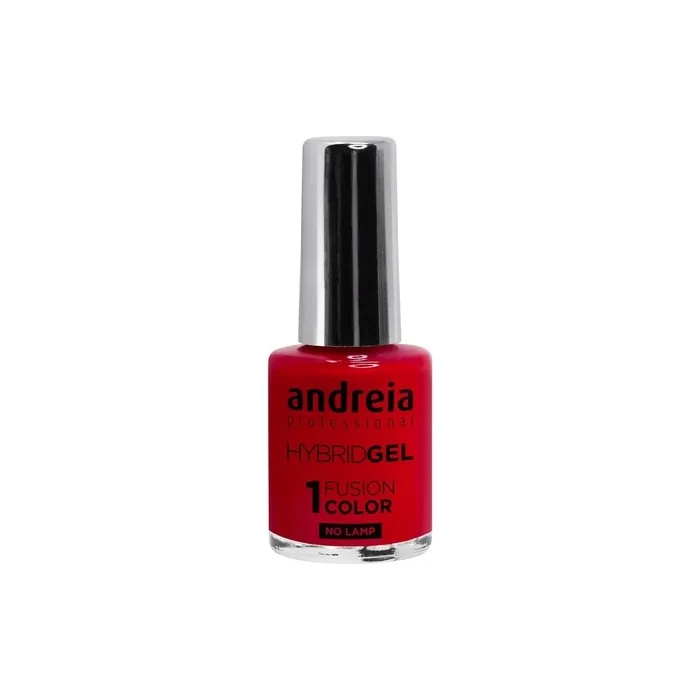 Andreia Professional Hybrid Gel Nail Polish Fusion Colour H43 Red H43 Chocolate - 2 Steps No Lamp Required Long Lasting Easy Removal