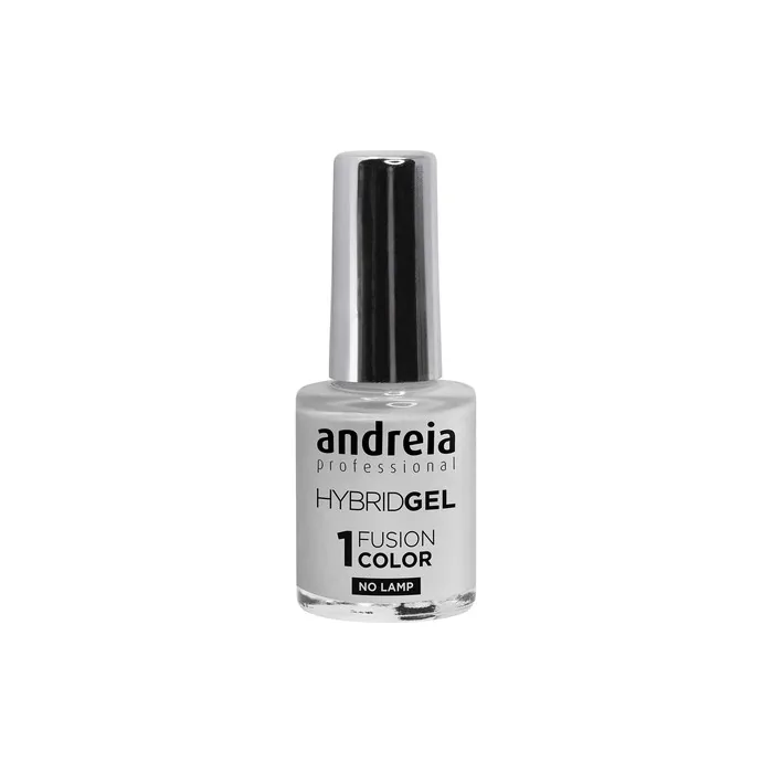 Andreia Professional Hybrid Gel Nail Polish Fusion Colour H5 Grey - 2 Steps No Lamp Required Long Lasting Easy Removal