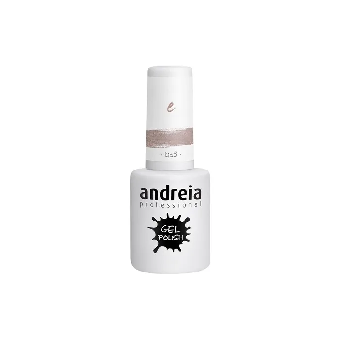 Andreia Semi-Permanent Nail Gel Polish for UV/LED Lamp Intense Shine and 4 weeks Lasting French Manicure Nail Gel Varnish 10.5ml