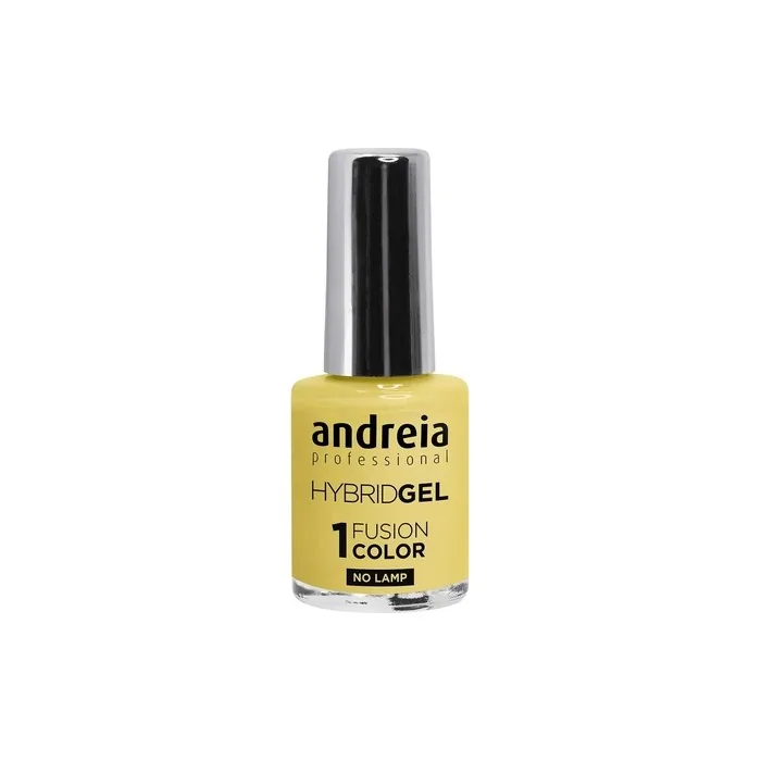 Andreia Professional Hybrid Gel Nail Polish Fusion Color H59 Yellow - 2 Steps No Lamp Required Long Lasting Easy Removal