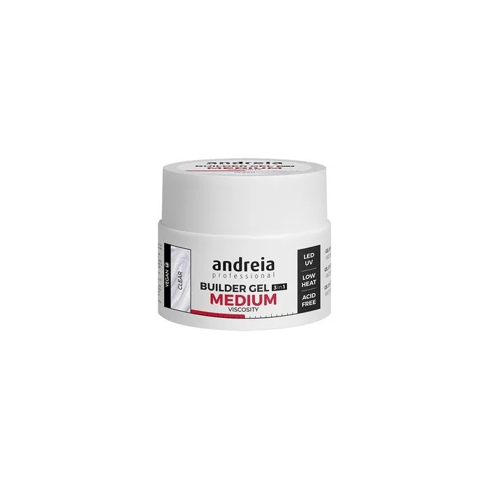 Andreia Professional Builder Gel Medium Viscosity Clear 44g