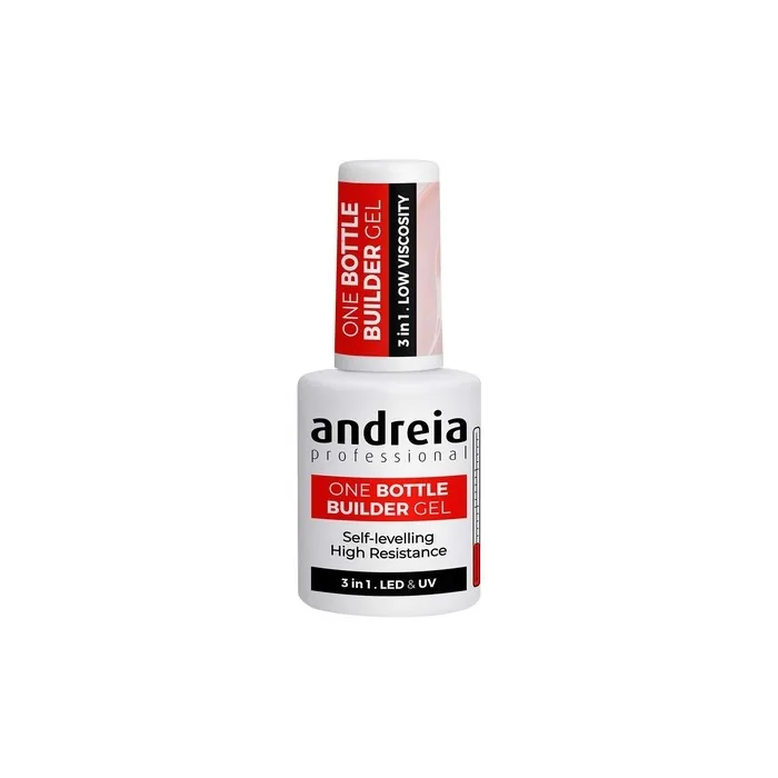 Andreia Professional 3-in-1 LED and UV Gel Builder Nude Cover 14ml Bottle