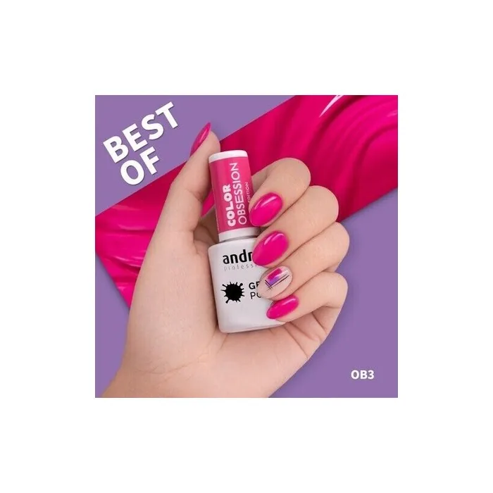 Andreia Professional Gel Polish OB3 Hot Pink Best Of Collection