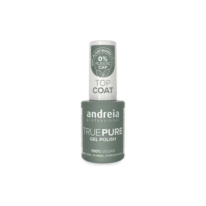 Andreia Professional Hema Free Gel Polish True Pure 21 Free and 100% Vegan for Sensitive Nails Top Coat 10.5ml