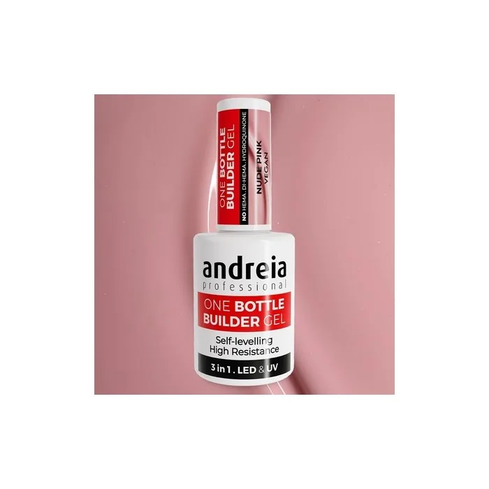 Andreia Professional Gel Builder Construction Triphasic 3 in 1 LED and UV Nude