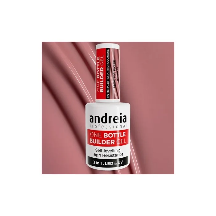 Andreia Professional Gel Builder Construction Triphasic 3 in 1 LED and UV Mocha