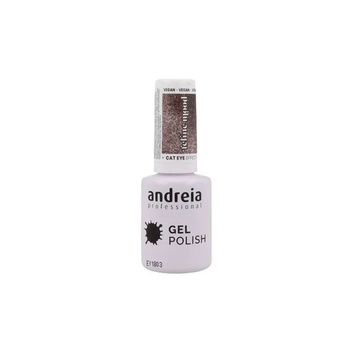 Andreia Gel Polish Cat Eye Effect FE4 10.5ml - Magnetic Grayish-Purple Glitter