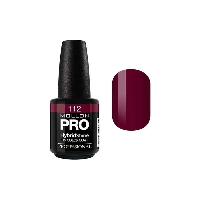 Mollon Pro Semipermanent Hybrid Shine Nail Polish Christine 112 15ml