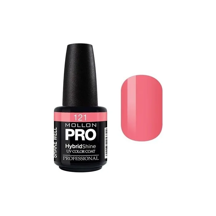 Mollon Pro Semipermanent Hybrid Shine Nail Polish Summer Mood 121 15ml