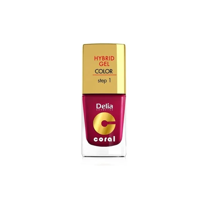 Delia Cosmetics Coral Hybrid Gel Nail Polish No. 06 Cherry 11ml