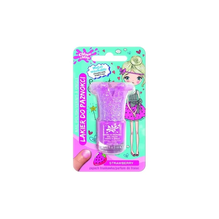 Chlapu Chlap Glitter Nail Polish Crown 5ml Pink