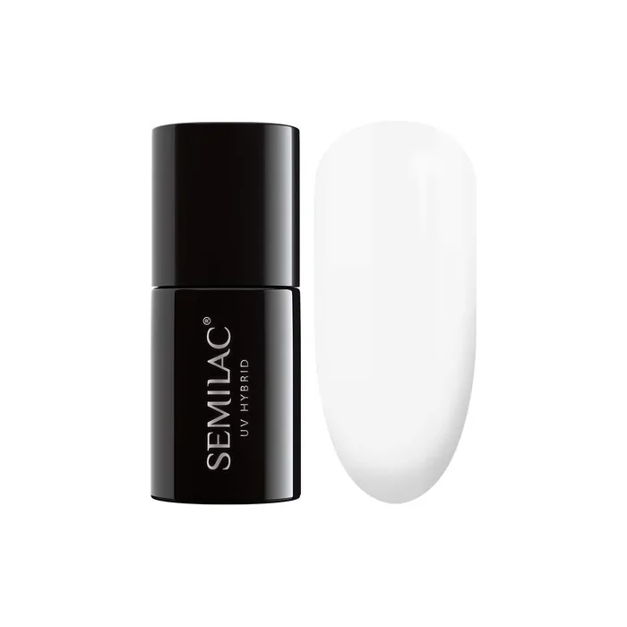Semilac UV Nail Polish Strong White 001 Color 7ml