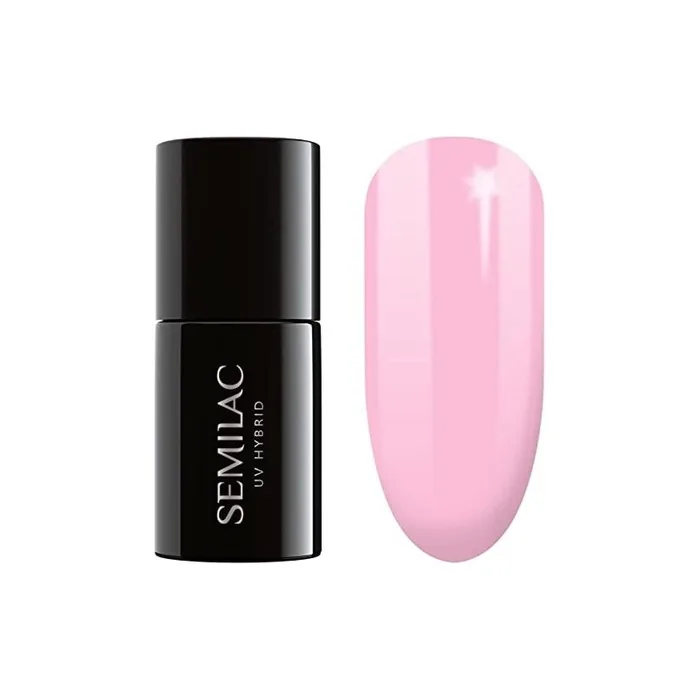 Semilac UV Nail Polish Sweet Pink 003 7ml - Colorful and Long-Lasting Nail Polish for Intensive Nails
