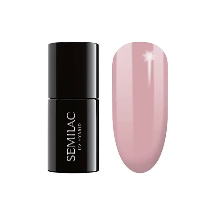Semilac UV Nail Polish Classic Nude Beige Color 004 7ml