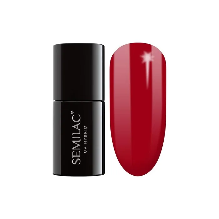 Semilac Intense Red UV Nail Polish 7ml