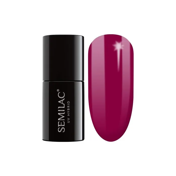 Semilac UV Nail Polish Classic Wine 028 Color 7ml
