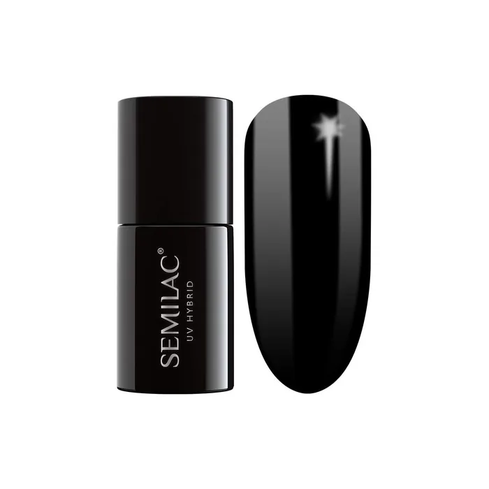 Semilac 031 UV Hybrid Nail Polish Black Diamond 7ml