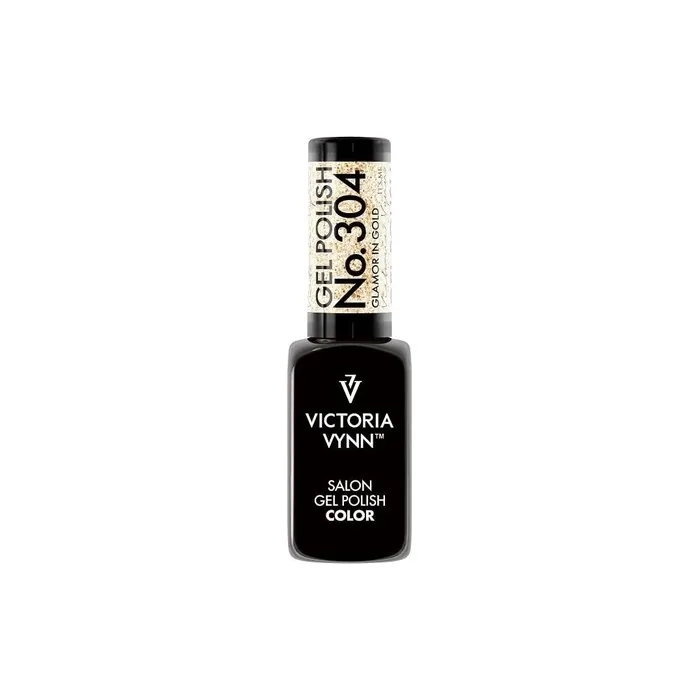 Victoria Vynn Gel Polish Colour 304 Glamor in Gold UV/LED Soak Off 8ml