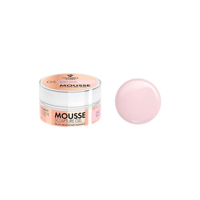 Victoria Vynn Thixotropic Mousse Sculpture Gel 15ml Nails Building Extension 05 Baby Pink