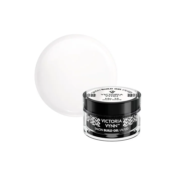Victoria Vynn Build Gel UV/LED Gel Builder Nails Building Extension No. 15 Milky White 15ml