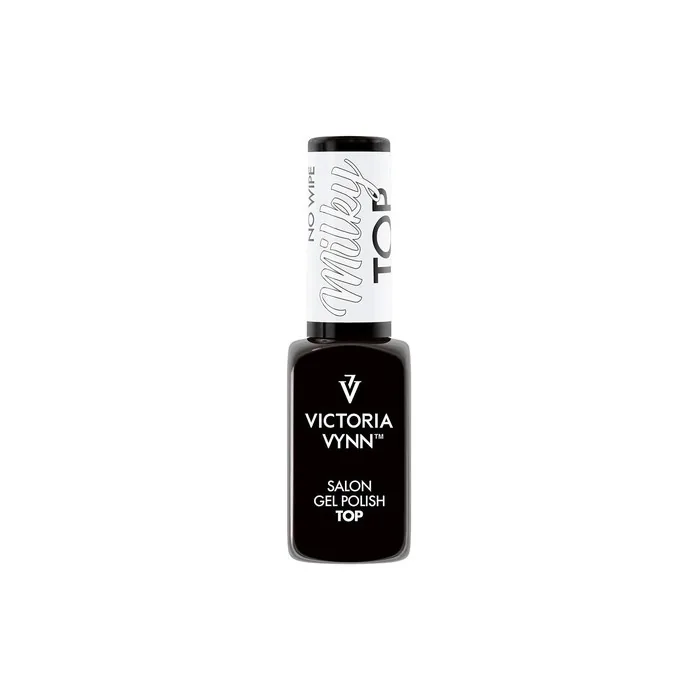 Victoria Vynn Gel Polish Milky Top No Wipe UV Led Gel Polish Top 8ml White