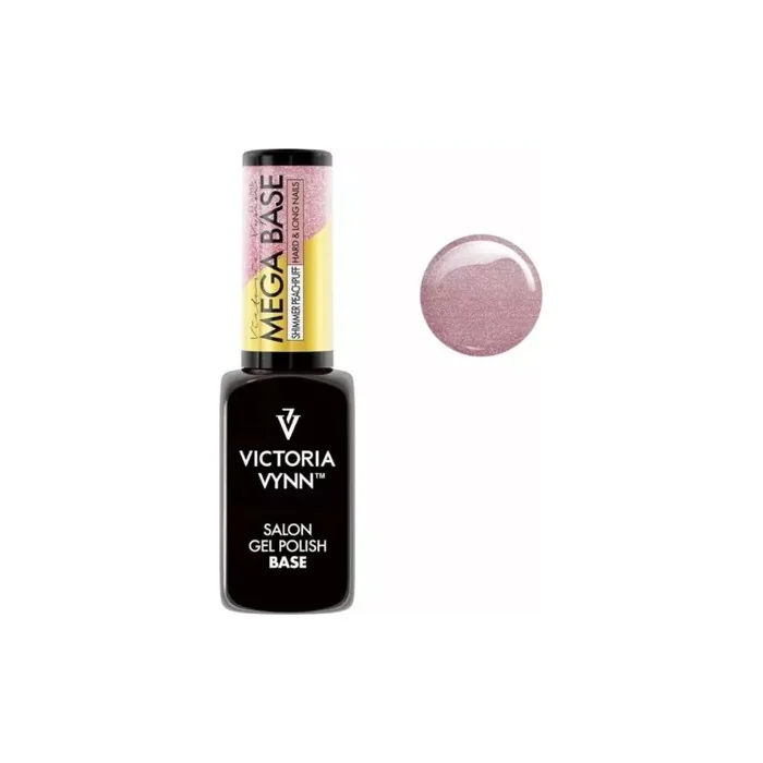 Victoria Vynn Hardi Mega Base Uv Led Hybrid Gel Polish Nails Shimmer Peachpuff 8ml