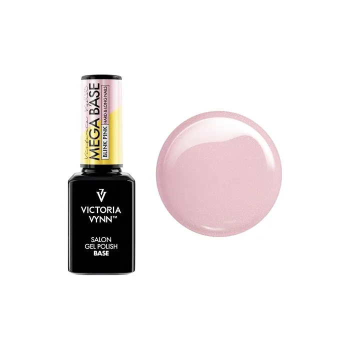 Victoria Vynn Mega Base Blink Pink Hard & Long Nails UV LED Hybrid Glitter Gel