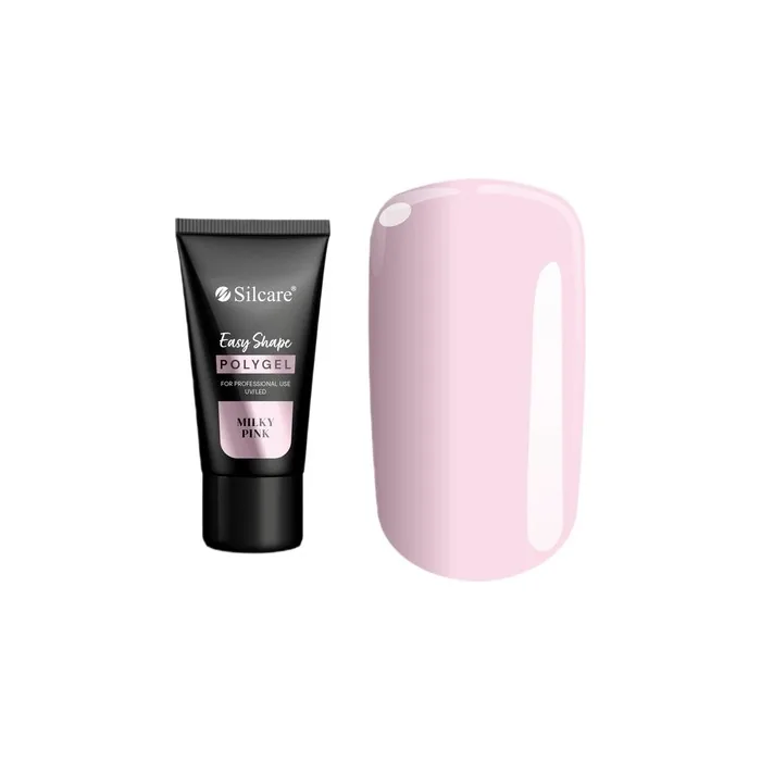 Silcare Easy Shape Polygel Acrylic Gel Milky Pink 30g