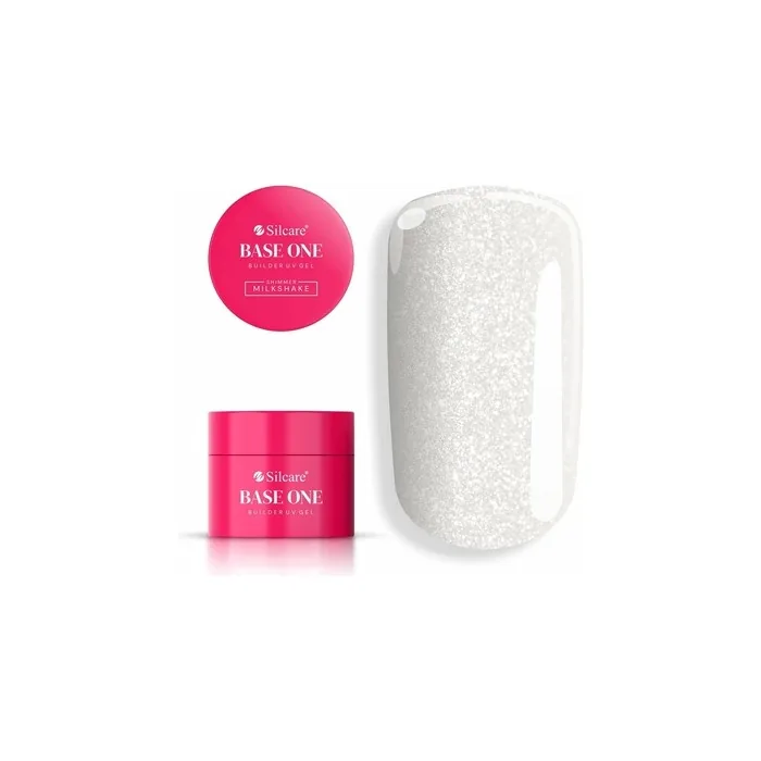 Silcare Base One Builder Gel Shimmer Milkshake 50g