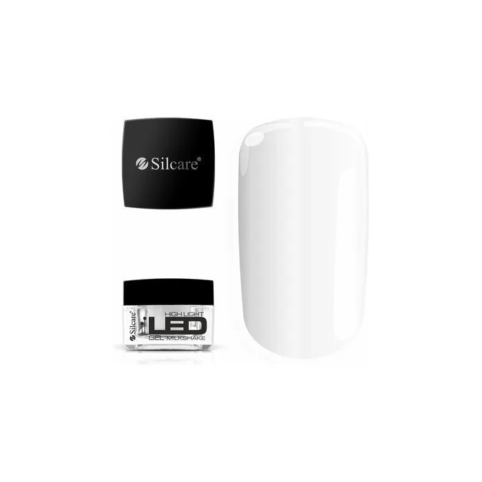 Silcare High Light Led Clear Building Gel Milkshake 30g