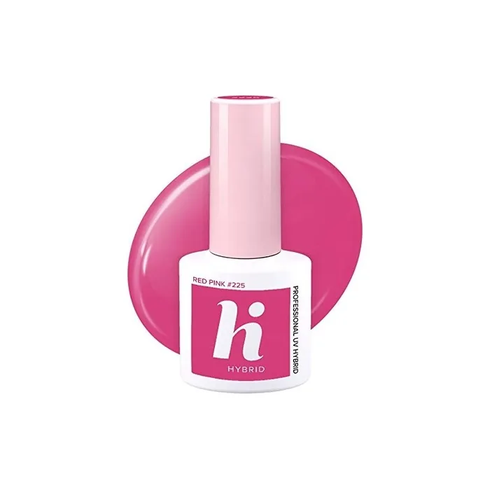HI HYBRID #225 Nail Polish Red Pink 5ml