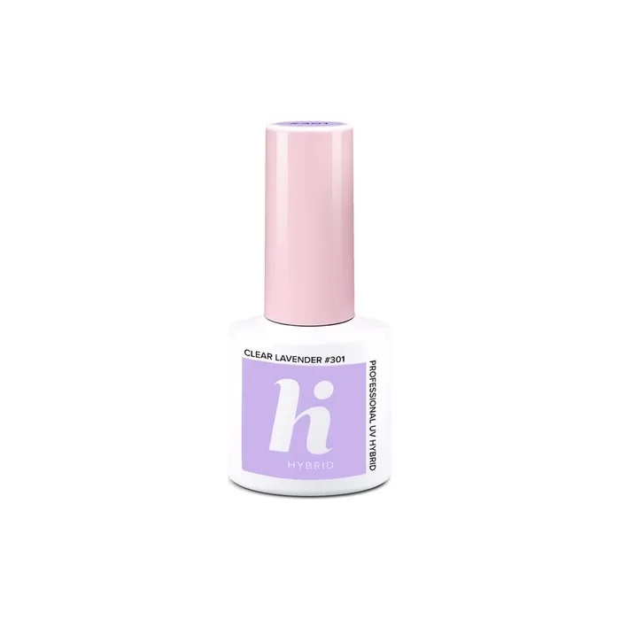 HI HYBRID UV Gel Polish Clear Lavender #301 5ml