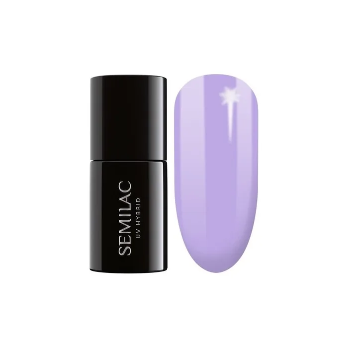 Semilac Super Cover Violet Blast UV Hybrid Nail Polish 7ml