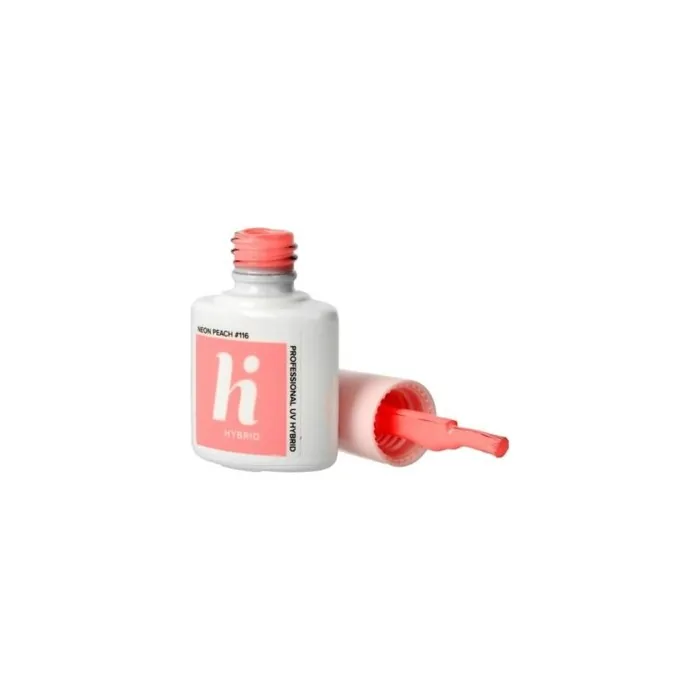 Hi Hybrid Nail Polish Pop #116 Neon Peach 5ml