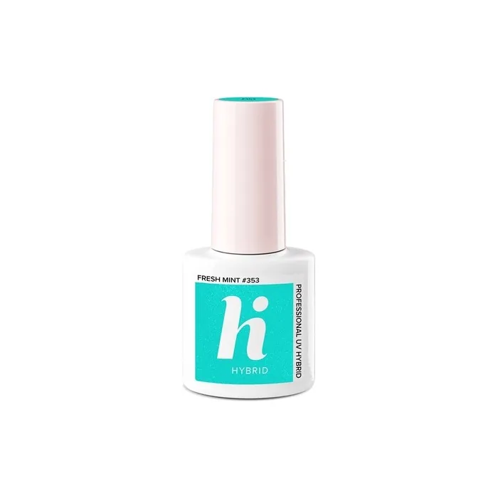 Hi Hybrid UV Gel Nail Polish in Popular Beige, Blue, Brown, Pink, Yellow, Gold, Green, and Grey Colors 5ml 353 Fresh Mint