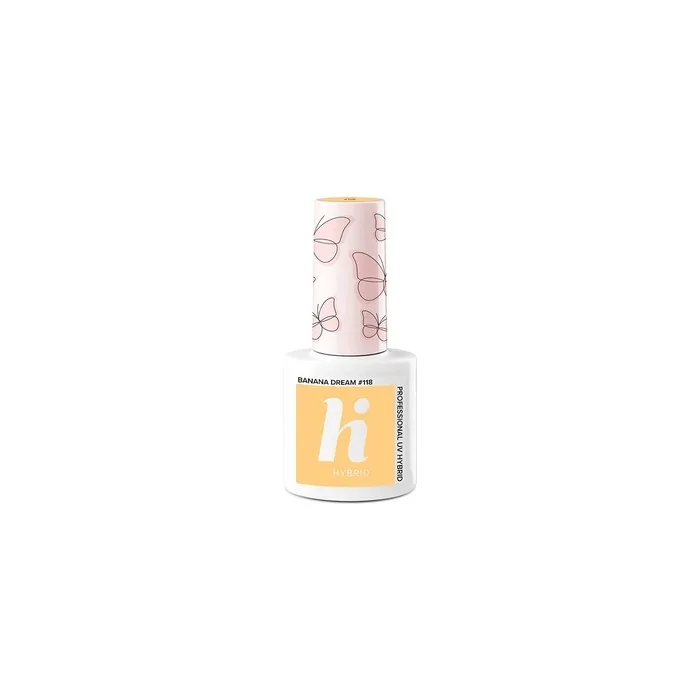 Hi Hybrid Semi-Permanent UV Gel Nail Polish Banana Dream 5ml