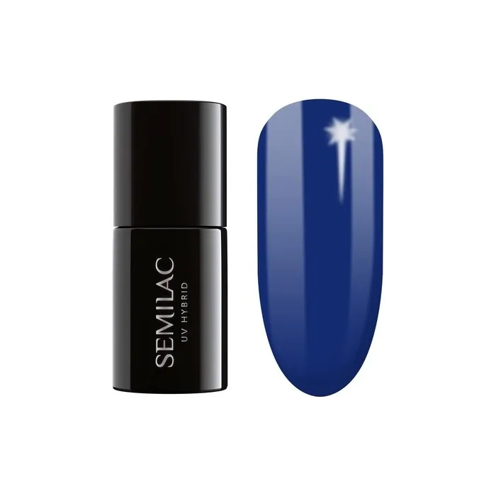 Semilac UV Nail Polish Festive Blue 7ml