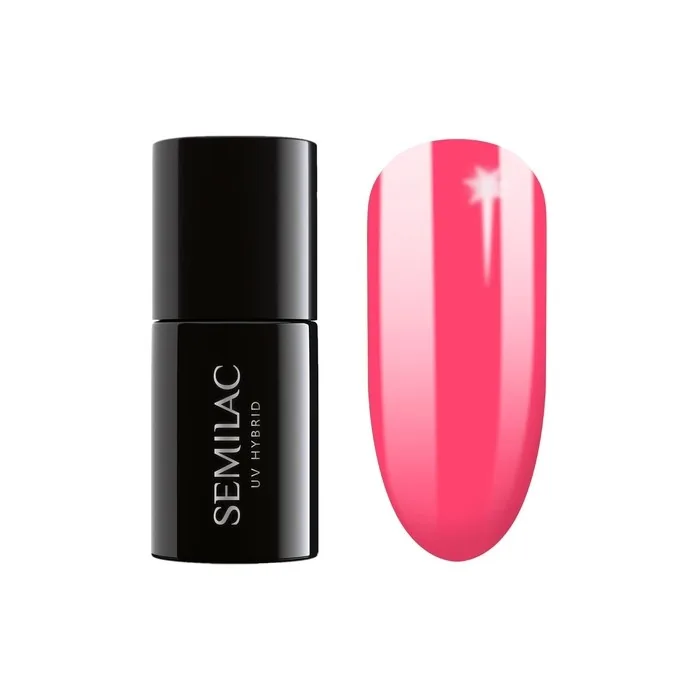 SEMILAC 435 Friendly Magenta Nail UV Gel Polish 7ml